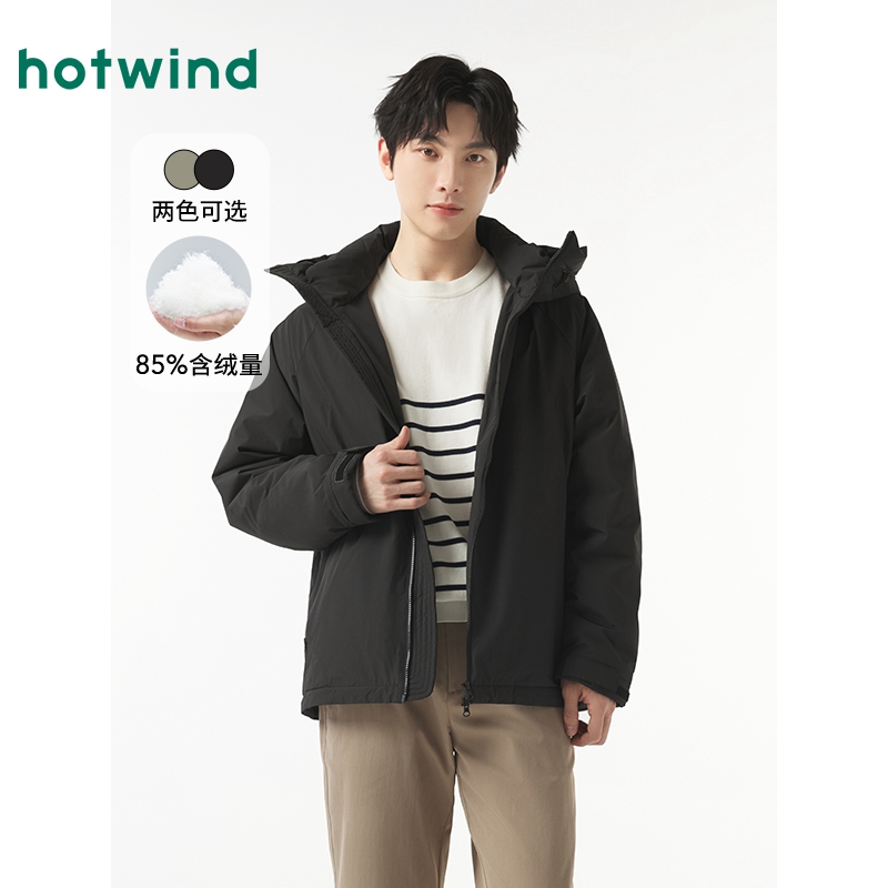 热风男装24冬羽绒服新品5折起