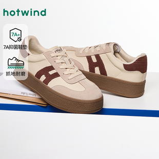 新款 26年春季 复古板鞋 百搭运动慢跑鞋 子 热风厚底德训鞋 户外鞋 女鞋