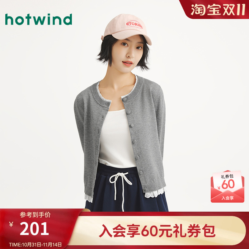 25年秋季新款女士花边针织衫