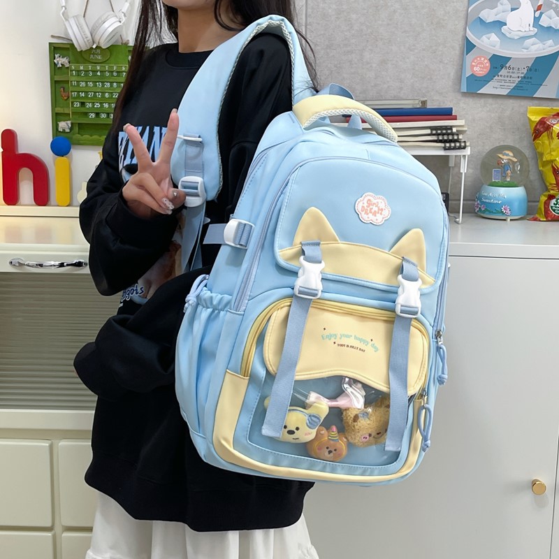 书包女初中生高颜值ins