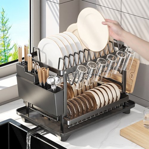 厨房置物架碗碟碗盘收纳架