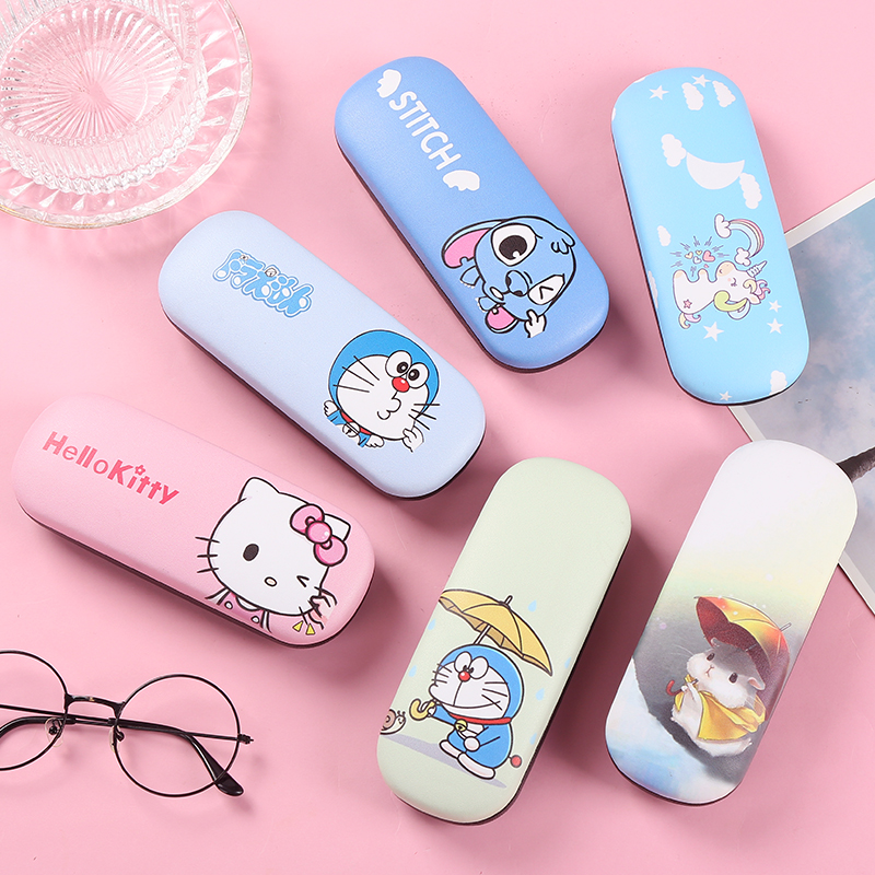 卡通近视眼镜盒成人儿童镜盒