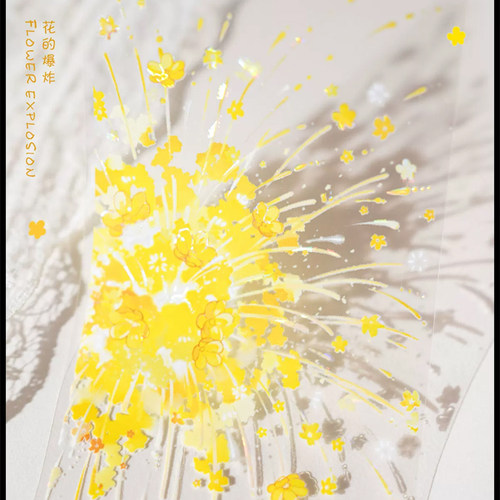 满18包邮风见幸山花的爆炸-贝壳光分装特材拼贴流麻手帐胶带