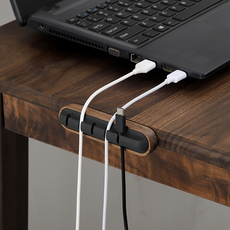 桌面理线器手机充电线数据线整理神器走线固定器收纳束集线器卡扣