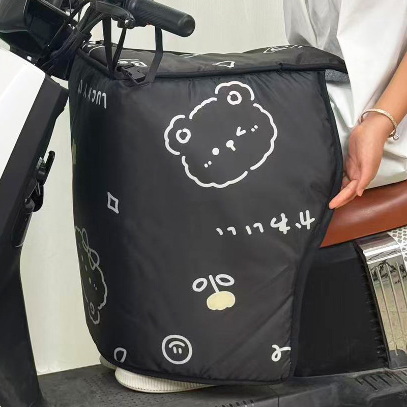 冬季加厚保暖电动车摩托车挡风被