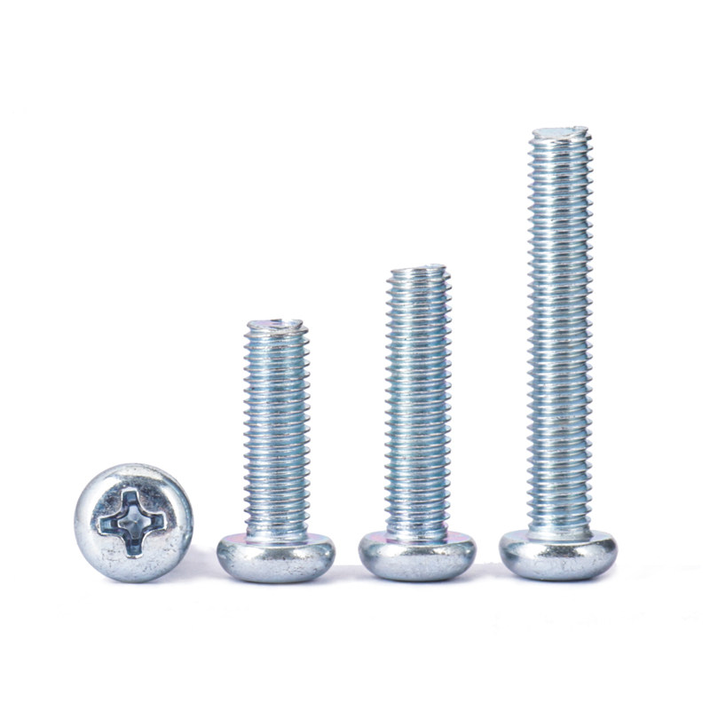 蓝白锌十字盘头螺丝钉添瑞