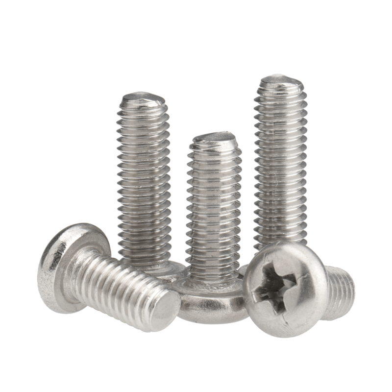 316不锈钢圆头螺钉十字盘头螺丝