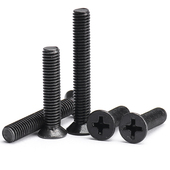 促不锈钢黑色十字平头机螺钉KM加长沉头螺丝钉M1M2M2.5M3M4M5M6M8