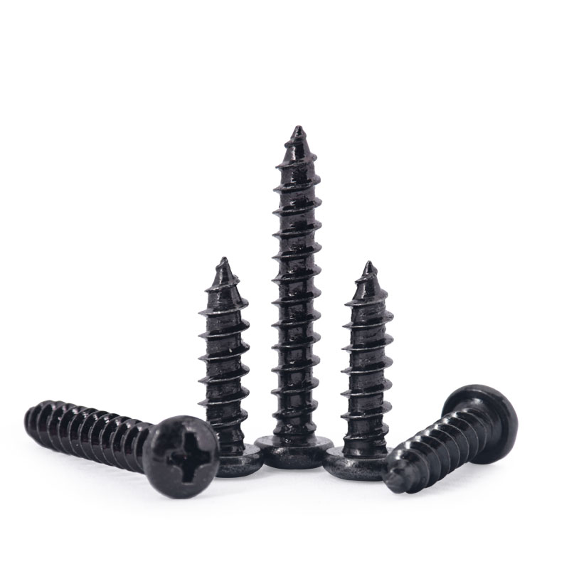 添瑞螺钉圆头M1-M6自攻螺丝黑色