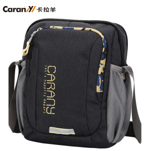 Caran·Y/卡拉羊休闲单肩包男包运动单肩包大容量斜挎包手拎包