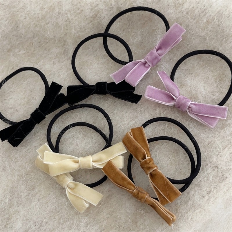 韩系甜美少女丝绒小蝴蝶结扎头发皮筋发圈复古百搭彩色头绳发绳新,饰品/流行首饰/时尚饰品新,发饰,淘宝优惠券,粉丝福利购,淘宝优惠卷