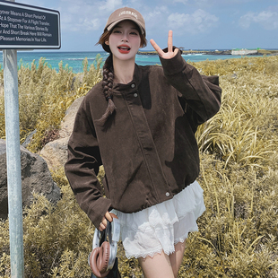 小香风立领外套女2026春秋季新款今年流行爆款超火减龄短款夹克潮