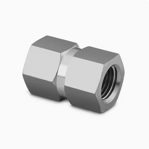 316不锈钢螺纹管六角双内螺