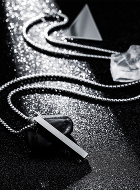 毛衣链钛钢不掉色方珍珠链钛钢