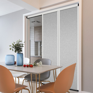 亚麻蜂巢定制室内门拉门折叠隐形门客厅阳台厨房隔断衣柜移门