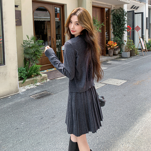 新款 P140 两件套毛衣连衣裙气质套装 8830 K195 女2C233 2026春季