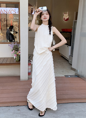 已出货2026春夏季新款气质设计感小心机套裙2C057-A91-P135-K198