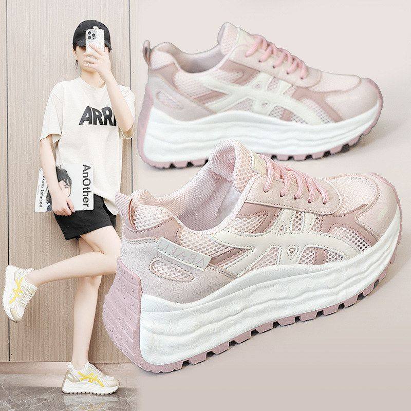 ZY2508新款透气2025夏季网面平底女鞋休闲板鞋百搭轻便防滑运动鞋,女鞋,休闲板鞋,淘宝优惠券,粉丝福利购,淘宝优惠卷