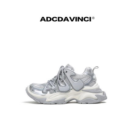 ADC达芬奇 ADCDAVINCI 银河001大英文老爹鞋 透气厚底增高7CM男女