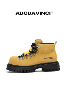 汪苏泷同款 ADC达芬奇 ADCDAVINCI 工户外防滑登山装马丁靴男女款