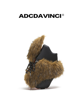 ADC达芬奇 ADCDAVINCI 大黄靴鞋套 男女酷酷毛毛鞋套