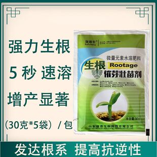 生根壮苗剂叶面肥果树蔬菜玉米水稻甘蔗花生苗木促长增产移栽育