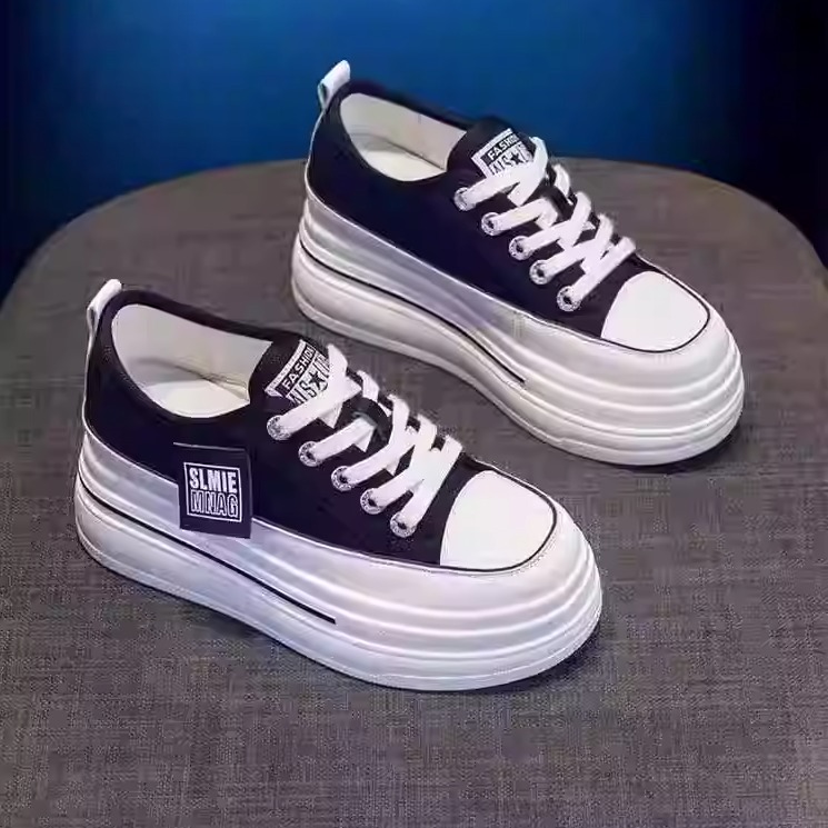 香港粉色小白鞋时尚内增高