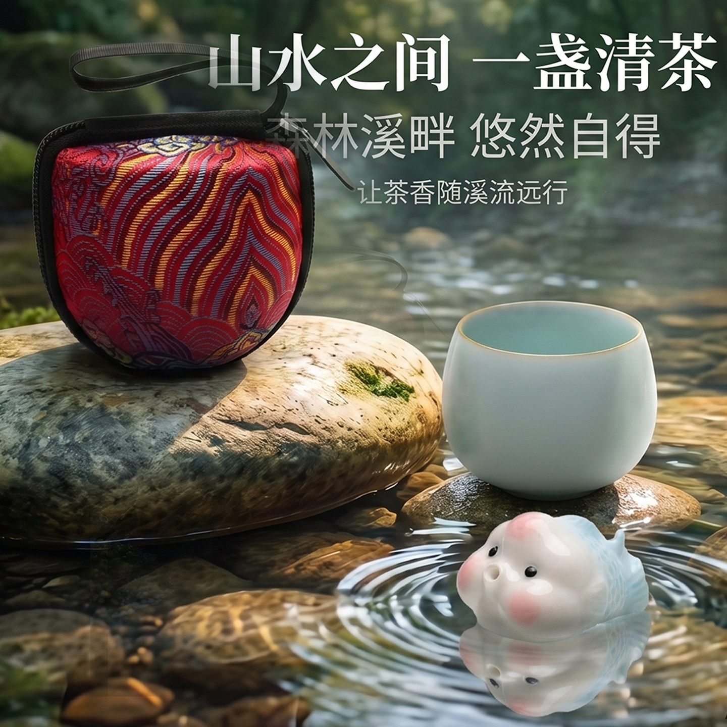 创意杯子汝瓷茶具礼盒十二生肖精致带锦包葫芦摆件刻字定制LOGO