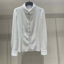 5300528阿家白色质感衬衣新