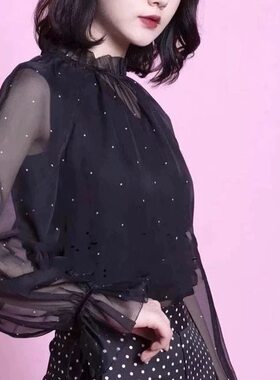 1300236哥家显瘦衬衣衬衫女长袖