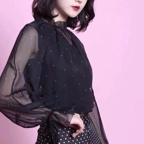 1300236哥家显瘦衬衣衬衫女长袖
