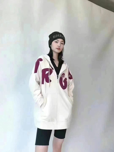 卫衣绒衫开衫长袖连帽拉链卫衣女女外套卫衣宽松卫衣秋冬女