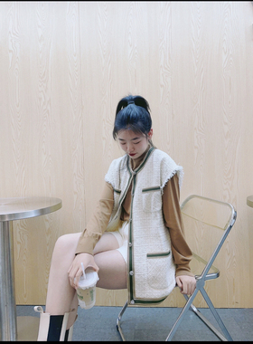 1400441哥家专柜正品2025新款时尚百搭修身显瘦气质马甲外套女