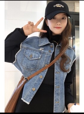 1400427专柜正品2026新款时尚百搭显瘦牛仔外套