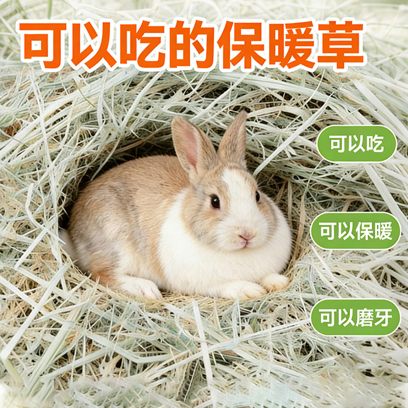 兔子垫窝稻草保暖草垫料荷兰猪豚鼠垫草过冬天取暖可食用牧草干草,宠物/宠物食品及用品,兔兔干草,淘宝优惠券,粉丝福利购,淘宝优惠卷