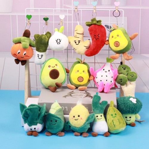 创意水果蔬菜系列毛绒玩具公仔可爱JC系列玩偶挂件女生包包挂饰品