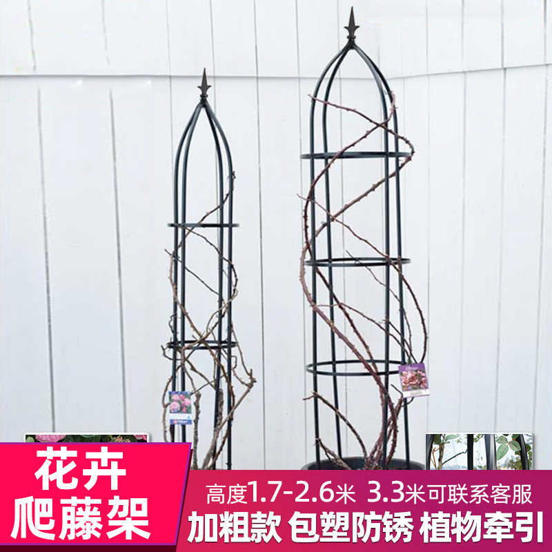 速发莲架爬藤架月线花庭院园艺玫瑰室外铁季花支架花盆支撑植物攀