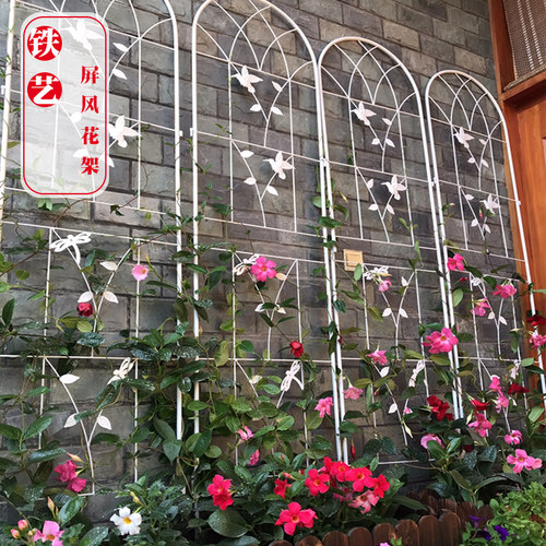 藤花架围栏月季铁线莲屏风篱笆