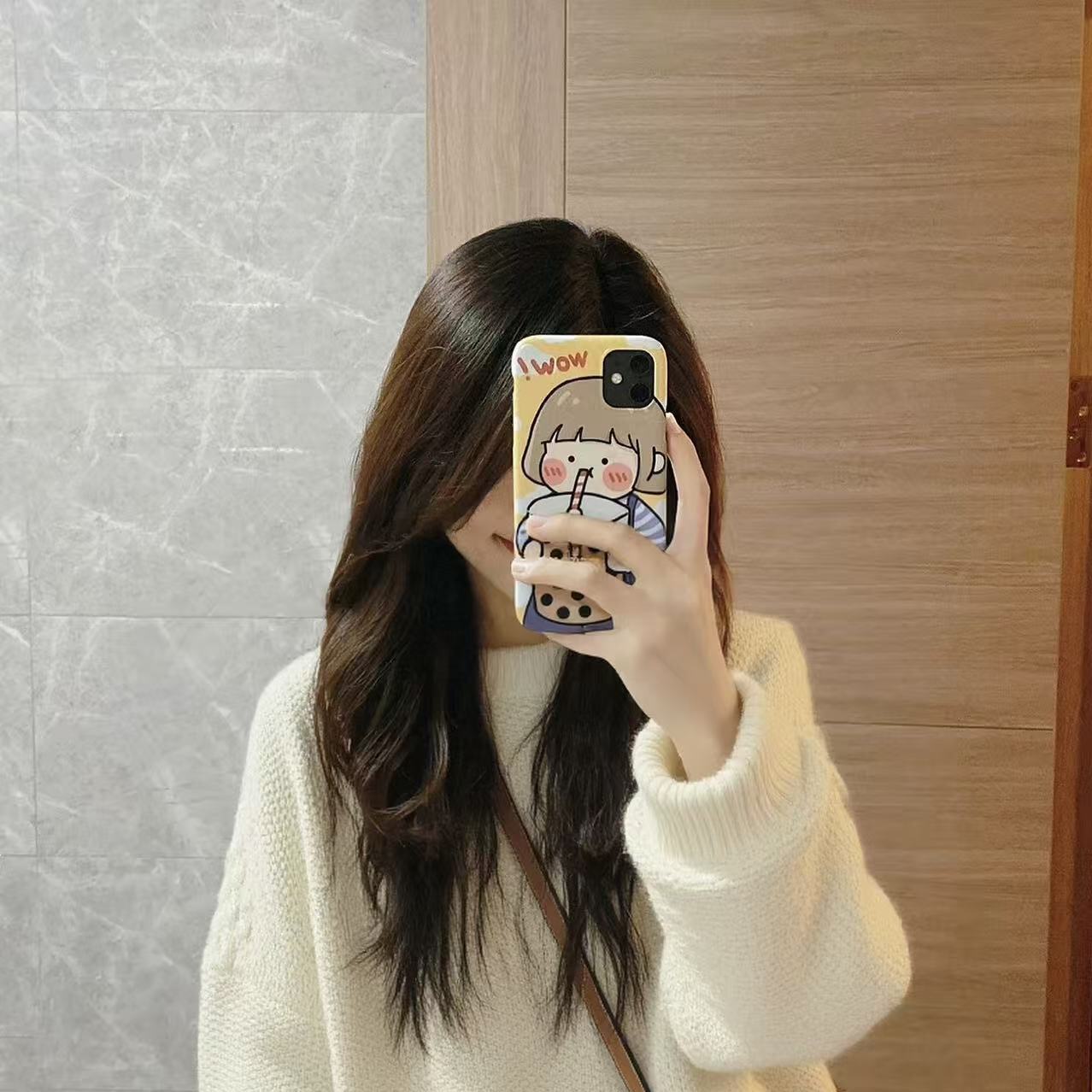 米白色套头毛衣女秋冬穿搭2025新款高级感慵懒风奶呼呼针织衫上衣