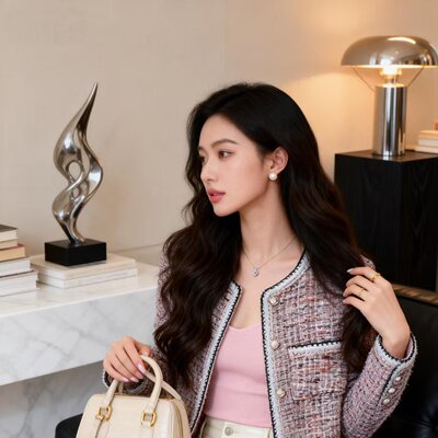 实拍法式小香风短款外套女2026春季新款小个子高端名媛气质高级感