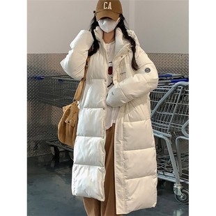 九江嘉兴平湖女士羽绒服冬季2025新款晋江棉服厂家直销外套厚长款