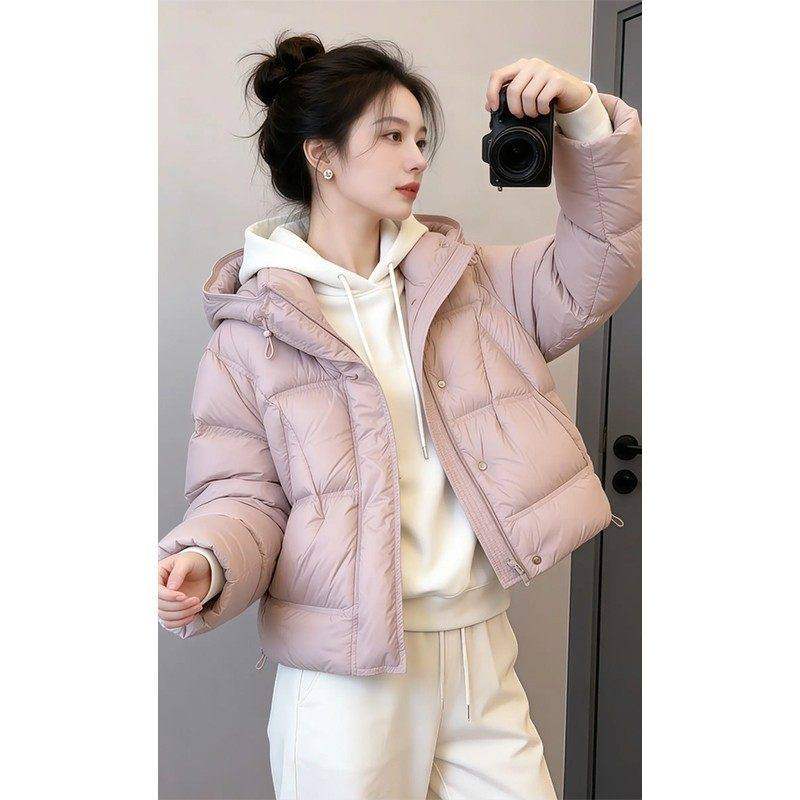 今年流行加厚粉色连帽棉服外套女冬季2025新款高级感百搭短款棉袄,女装/女士精品,棉衣/棉服,淘宝优惠券,粉丝福利购,淘宝优惠卷