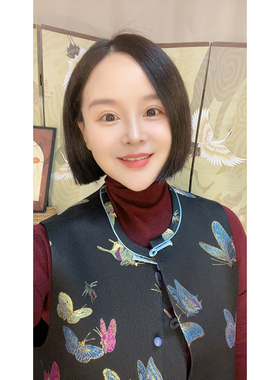 【大美红遍天】“螺钿蝴蝶宋锦”晓春蝶戏名家同款里外100%桑蚕丝