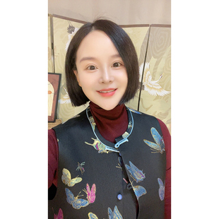 【大美红遍天】“螺钿蝴蝶宋锦”晓春蝶戏名家同款里外100%桑蚕丝