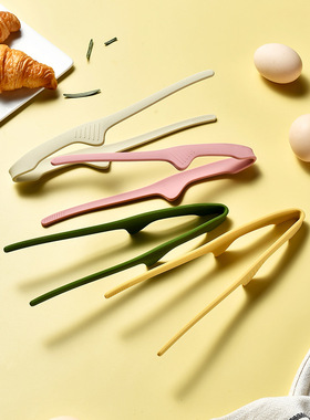 Stainless steel core silicone multifunctional food clip kitc