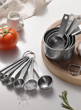 Stainless Steel Measuring Cup and Spoon Set Quantitative B