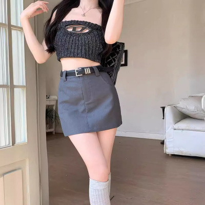 纯欲风a字裙西装半身裙女新款夏