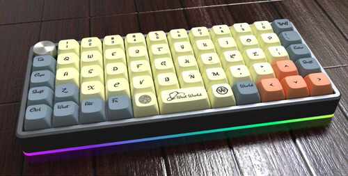 i0Xi T³59 Preonic配列旋钮50客制化键盘套件