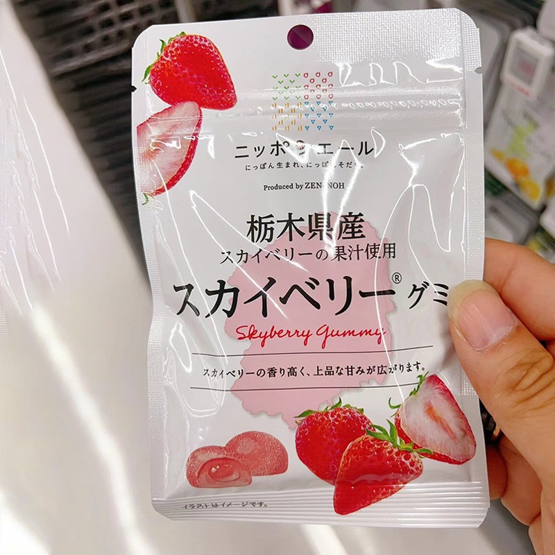 日本进口农协地区特产水果汁软糖