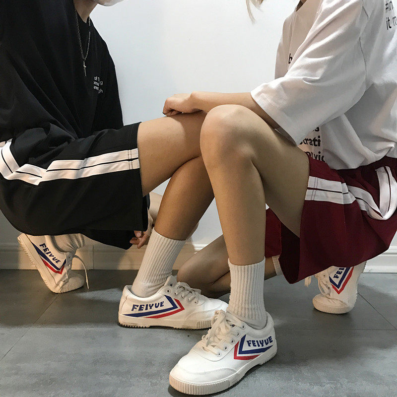 原宿bf风阔腿五分裤女宽松韩版ulzzang百搭情侣学生5分运动短裤夏|ruв категории Женская одежда, брюки, брюки - от Buy2taobao.com для оказания профессиональной услуги покупки агента Taobao